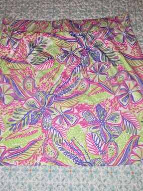 *NWOT* Lilly Pulitzer Pink, Green & Purple Floral Skort